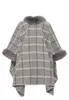 Poncho Dulcey pour femme - Blanc, M Voir les images du produit 2