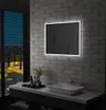 Badezimmer-Wandspiegel mit LEDs 80x60 cm Produktbild-Vorschau 2