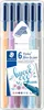 Flamastry Triplus 6 colori Staedtler Hygge No. 7245 Anteprima dell’immagine prodotto 1