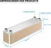 Wymiennik ciepła Wiltec 30 płyt, maks. 330 kW, 22 m³/h 3,33 Podgląd zdjęcia produktu 6