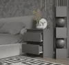 Set di comodini Gabriel (2 pezzi) - antracite, comodini Anteprima dell’immagine prodotto 3