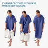JEMIDI Badeponcho Unisex - Surf Poncho aus Mikrofaser - Produktbild-Vorschau 3