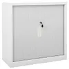 vidaXL Armadio ad ante scorrevoli grigio 90x40x90 cm Anteprima dell’immagine prodotto 8