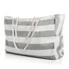 Strandtasche XXL Badetasche Strandtasche mit Reißverschluss Produktbild-Vorschau 1