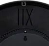 A close-up view of the back of a clock, showing Roman numerals IX and II, and a hanging hook. Voir les images du produit