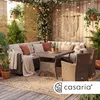 CASARIA® Polyrattan Ecklounge Set WPC Esstisch Ecksofa 2 Produktbild-Vorschau 2