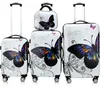 MONZANA Reisekofferset 4tlg Butterfly Hartschalenkofferset Produktbild-Vorschau 2
