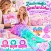 3-teiliges Meerjungfrauen-Set für Kinder – Kuscheldecke mit Produktbild-Vorschau 5