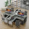 AIORBER L-förmiger Schreibtisch, 140x140x85 cm, umkehrbarer Produktbild-Vorschau 7