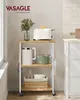 VASAGLE Küchenwagen mit 3 Ebenen, 6 Haken, 40 x 60 x 89 cm, Produktbild-Vorschau 2