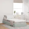 vidaXL Ottoman Bettgestell mit Speicher Hellgrau 90 x 200 Produktbild-Vorschau 2