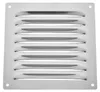 SOTECH Lüftungsgitter 150 x 150 mm Edelstahl gebürstet – Produktbild-Vorschau 1