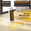 Brandson Radiateur soufflant céramique 2000W avec Voir les images du produit 3