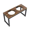 QLS Support de gamelle pour chiens 26,5 cm Double gamelle Voir les images du produit 15