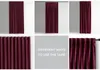 Gardine Kräuselband 140x245 cm Vorhang Weinrot Verdunkelnd Produktbild-Vorschau 5