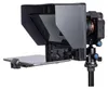A teleprompter setup with a camera mounted on a tripod. Produktbild-Vorschau