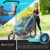 KESSER® Kinderanhänger Fahrradanhänger 360° Drehbar mit Produktbild-Vorschau 6