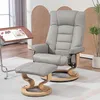 HOMCOM Relaxsessel mit Hocker Drehbar Fernsehsessel mit Produktbild-Vorschau 11
