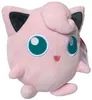 A pink plush toy with large teal eyes and black ears. Produktbild-Vorschau