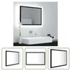 The Living Store LED zrkadlo do kúpeľne čierne 60x8,5x37 cm Náhľad obrázku produktu 10