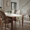 Eurofirany Gobelin Tischdecke creme rot 100x100 Produktbild-Vorschau 2