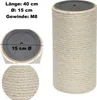 Poteau griffoir sisal 15 cm Ø Longueur 40 cm Voir les images du produit 1