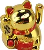 2 Zoll Glückskatze Maneki Neko Fengshui Statue - Solar Produktbild-Vorschau 4