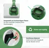 Collage of images showing vacuum cleaner bags and their features. Produktbild-Vorschau