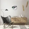 Wanduhr - Rund - Glasuhr - Auge Feder Skizze Menschen - Produktbild-Vorschau 6