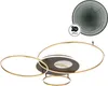 Globo Lighting Deckenleuchte Aluminium Gebürstet goldfarben Produktbild-Vorschau 1