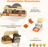 COSTWAY Dětský stůl se 2 židlemi, malířský stůl 5 v 1 s Náhled obrázku produktu 8