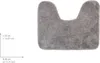 WENKO WC Vorleger mit Ausschnitt Grau Bad Teppich Toiletten Produktbild-Vorschau 2