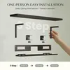 Support d'écran FLEXISPOT avec pince, 2 tablettes, système Voir les images du produit 7
