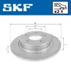 2x SKF Bremsscheibe VKBD 90303 S2 für MAZDA 5 (CR19) 3 (BK) Produktbild-Vorschau 2