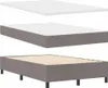 Maison Exclusive - Boxspringbett mit Matratze mit LED Taupe Produktbild-Vorschau 7