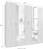 Drehtürenschrank Moldau Kleiderschrank mit Spiegel Produktbild-Vorschau 3