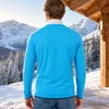 Nebulus longsleeve VEIT men, koszula casual, dekolt V, Podgląd zdjęcia produktu 6