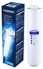 A product shot showing an Aquaphor water filter cartridge and its packaging against a white and blue background with water splash graphics. Produktbild-Vorschau