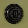 Pulsante retro cieco in porcellana da incasso I PR1 nero Anteprima dell’immagine prodotto 6