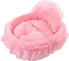 Spitze-Prinzessin Hund Katze Haustier-Bett-Sofa S (Rosa) Produktbild-Vorschau 1