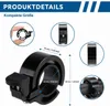 Fahrradklingel Mountainbike Mini, Klingel Fahrrad versteckt Produktbild-Vorschau 7