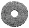 A circular gray mop pad with a hole in the center, shown from a top-down perspective against a white background. Produktbild-Vorschau