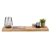 Wandregal Eiche massiv 70x22x4 cm mit gerade Kante – Produktbild-Vorschau 6