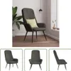 The Living Store Relaxsessel Dunkelgrau Samt Produktbild-Vorschau 1