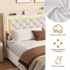 UnboxG Polsterbett -Doppelbett 140x190cm Beige, 4 Produktbild-Vorschau 4