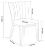 Design Echtleder Esszimmerstuhl, Sitzkomfort, robustes Produktbild-Vorschau 7