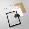 Gerahmtes Poster - Schwarzer Rahmen - Abstraktion Modern Produktbild-Vorschau 4
