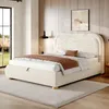 Letto matrimoniale idraulico Flieks, 140x200 cm, con spazio Anteprima dell’immagine prodotto 2