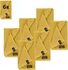 SWK Gästehandtuch 6er Set gelb - 30 x 50 cm Produktbild-Vorschau 2
