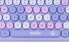 Teclado inalámbrico portátil Kitty, color lavanda, modelo Vista previa de la imagen del producto 4